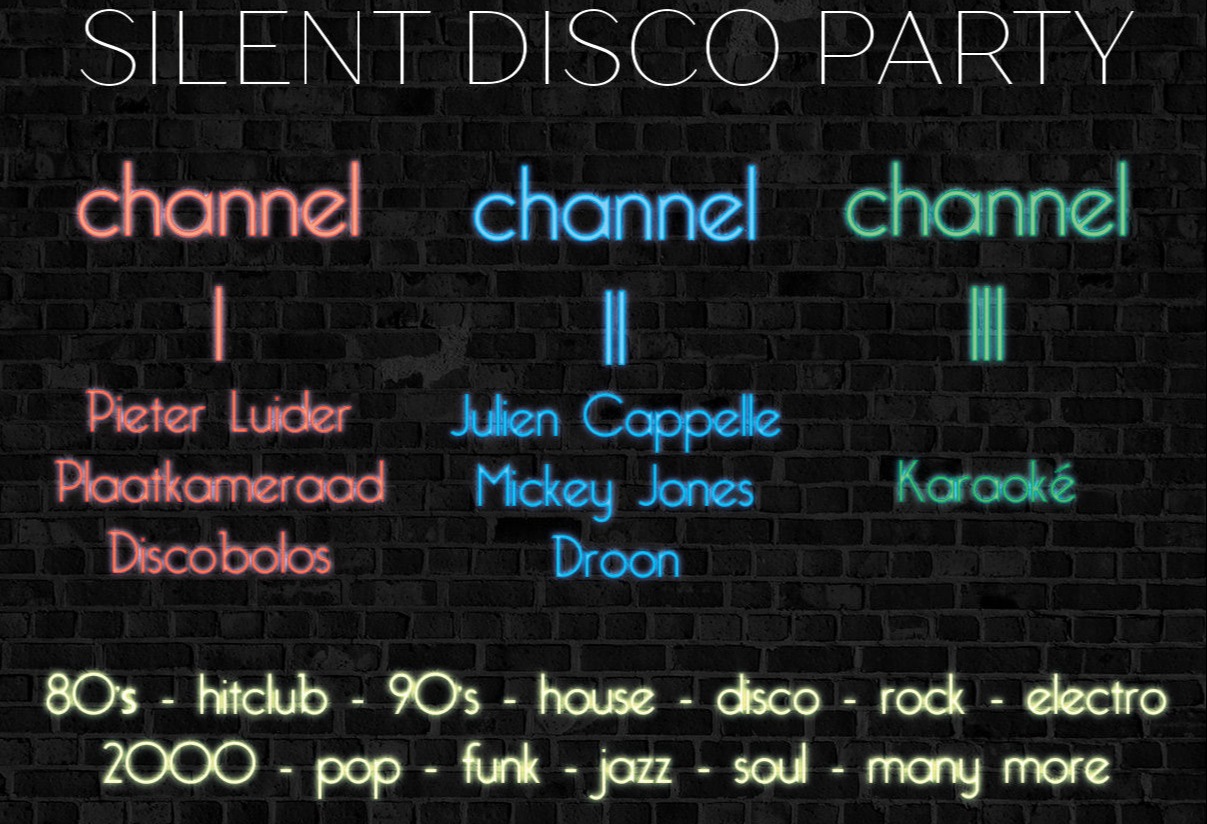 Shivers on Air - silent disco BENEFIET Atelier De Nijs